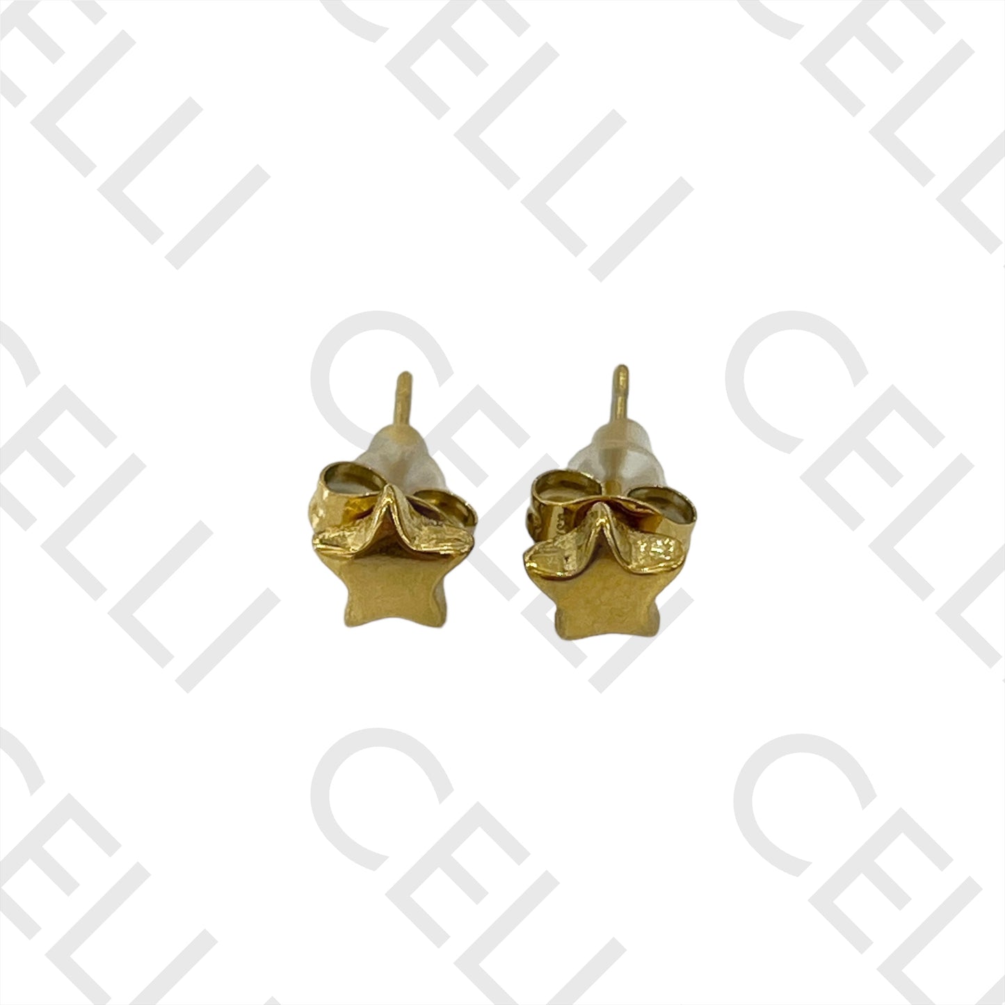 Steel Earring with Charm - Star