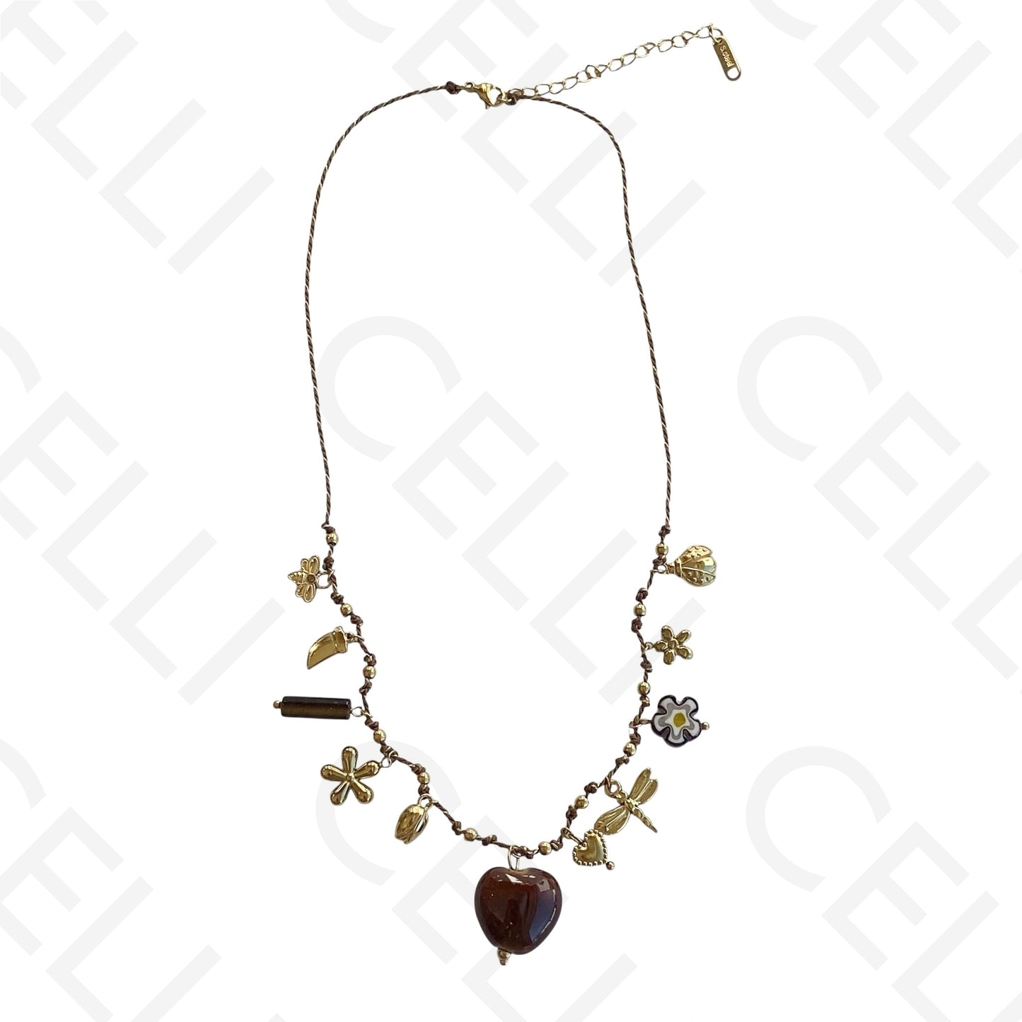 不锈钢项链 - 大鱼吊坠