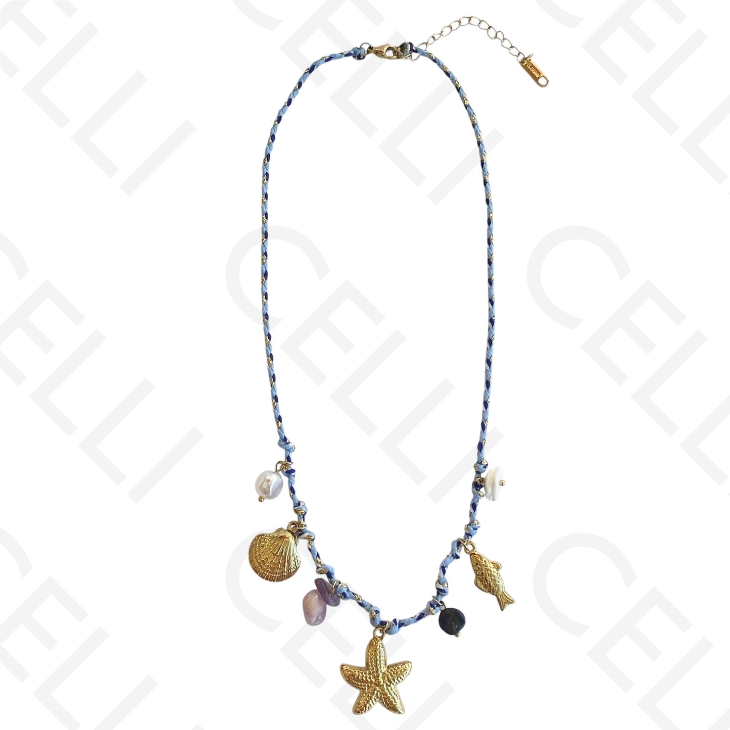 不锈钢项链 - 大鱼吊坠