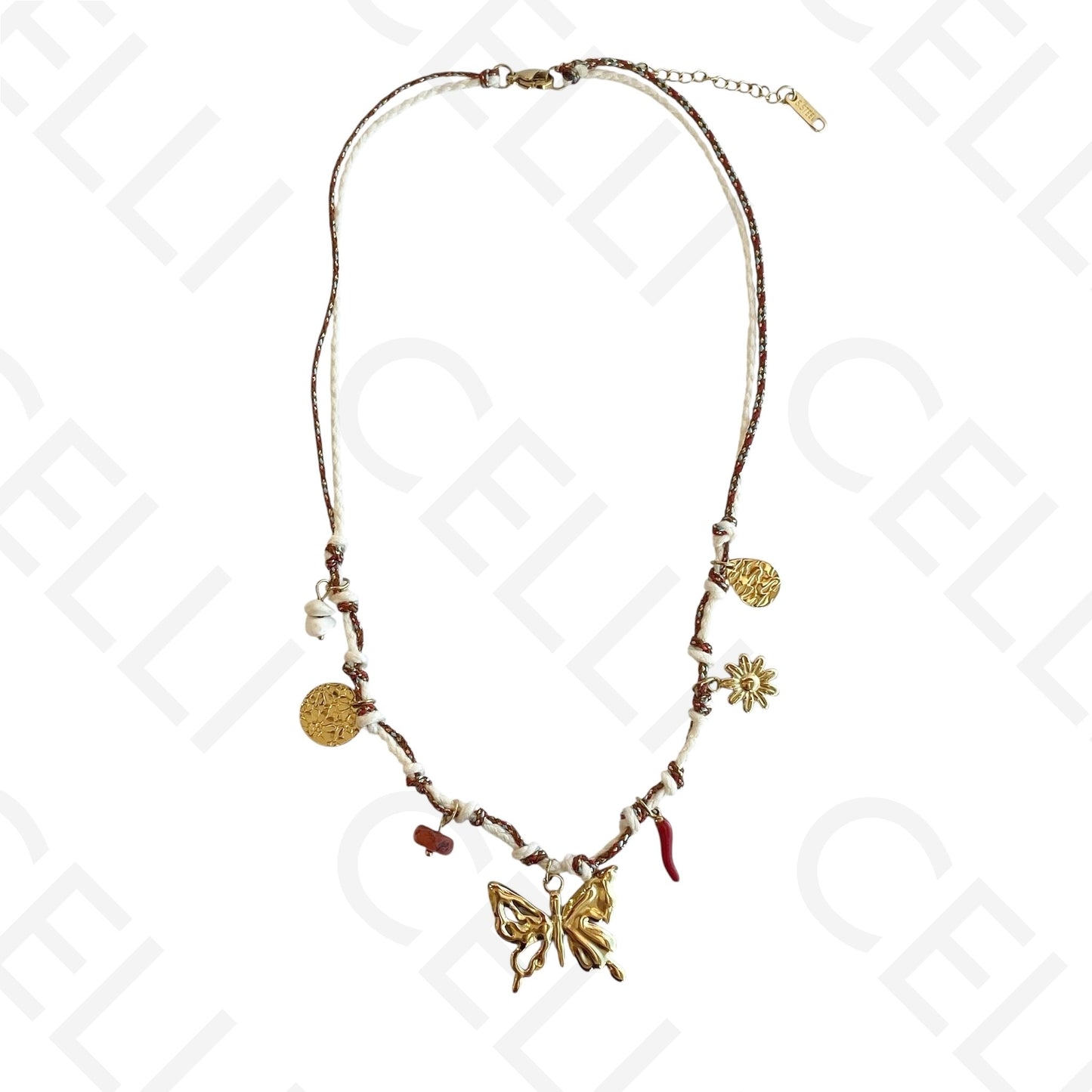 不锈钢项链 - 大鱼吊坠