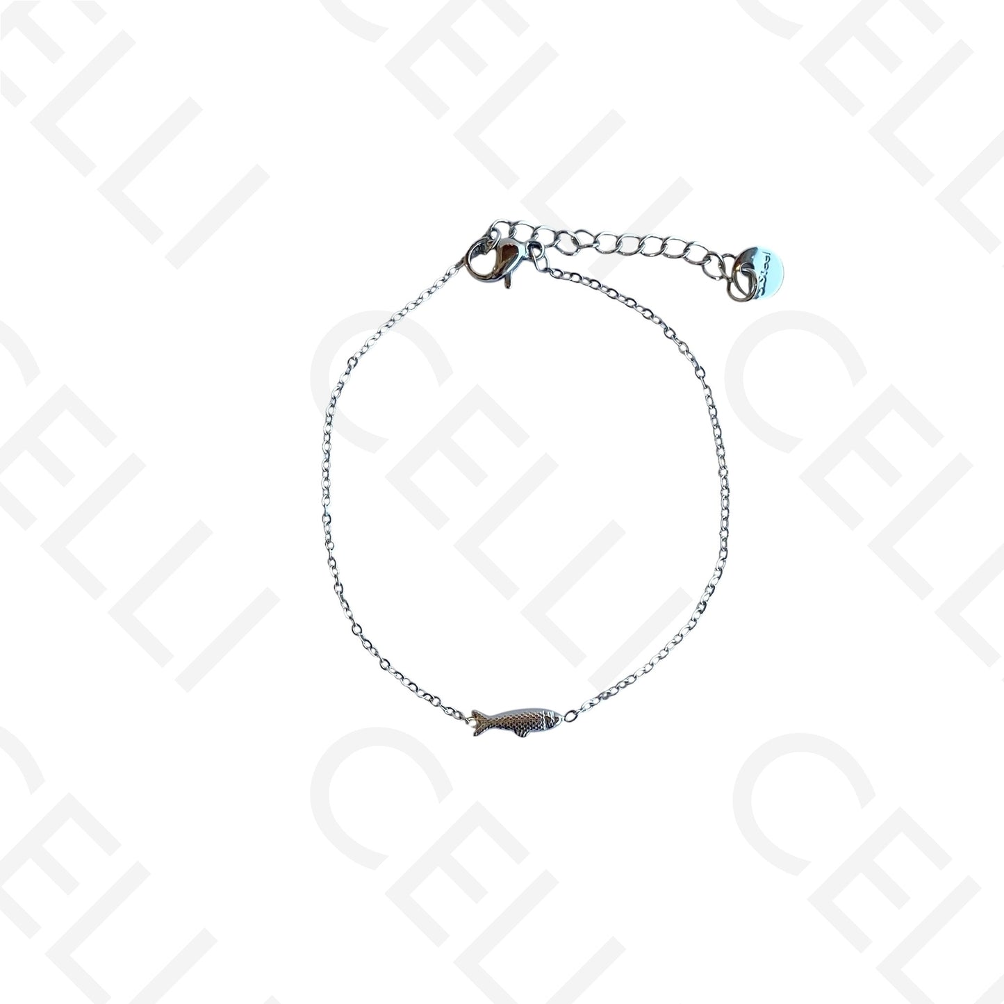 Pulseira de aço - peixe