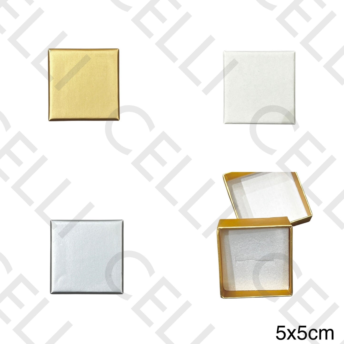 Caixas de oferta - 5x5cm 24pcs (novas cores)