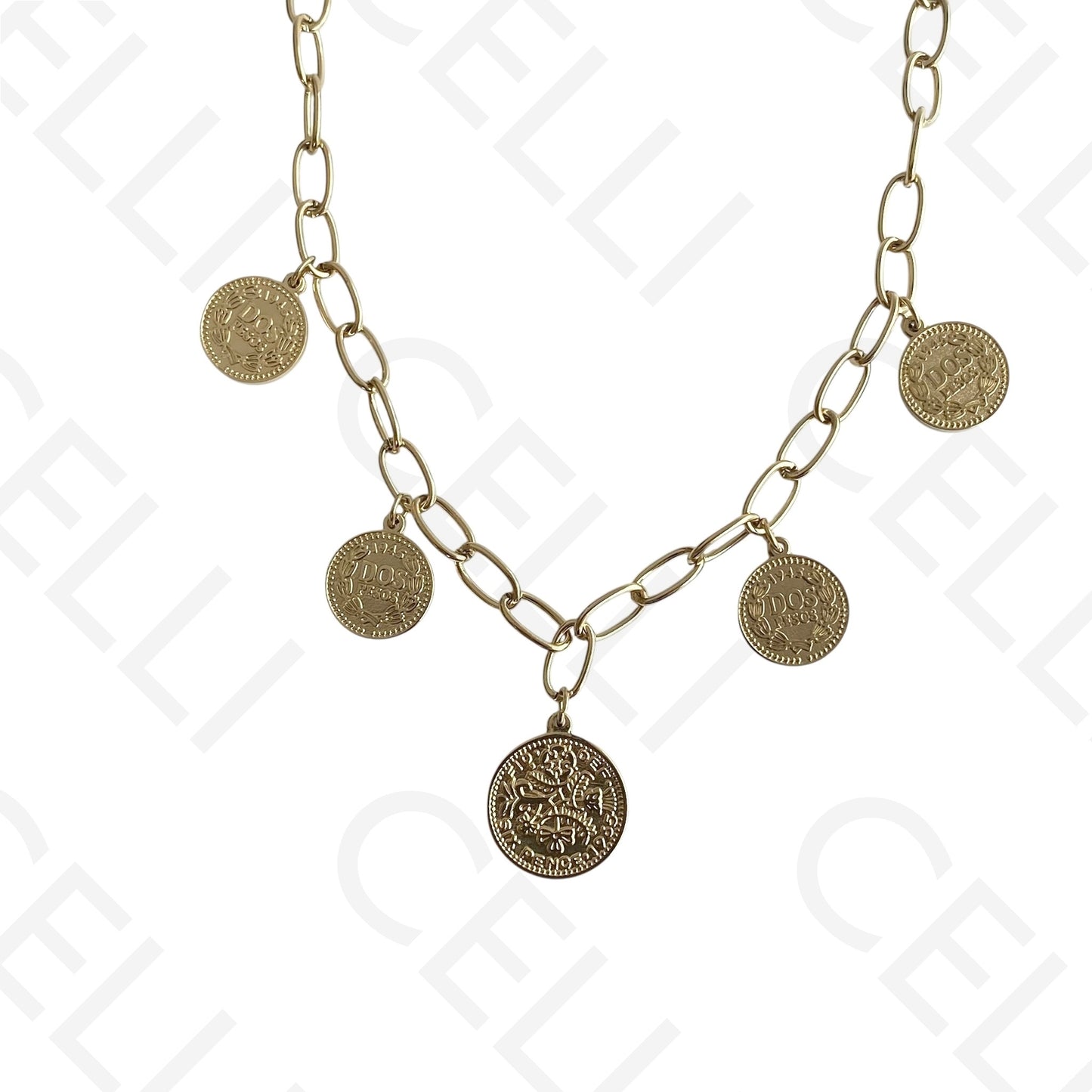 Colar de aço - 5 libras/rainha