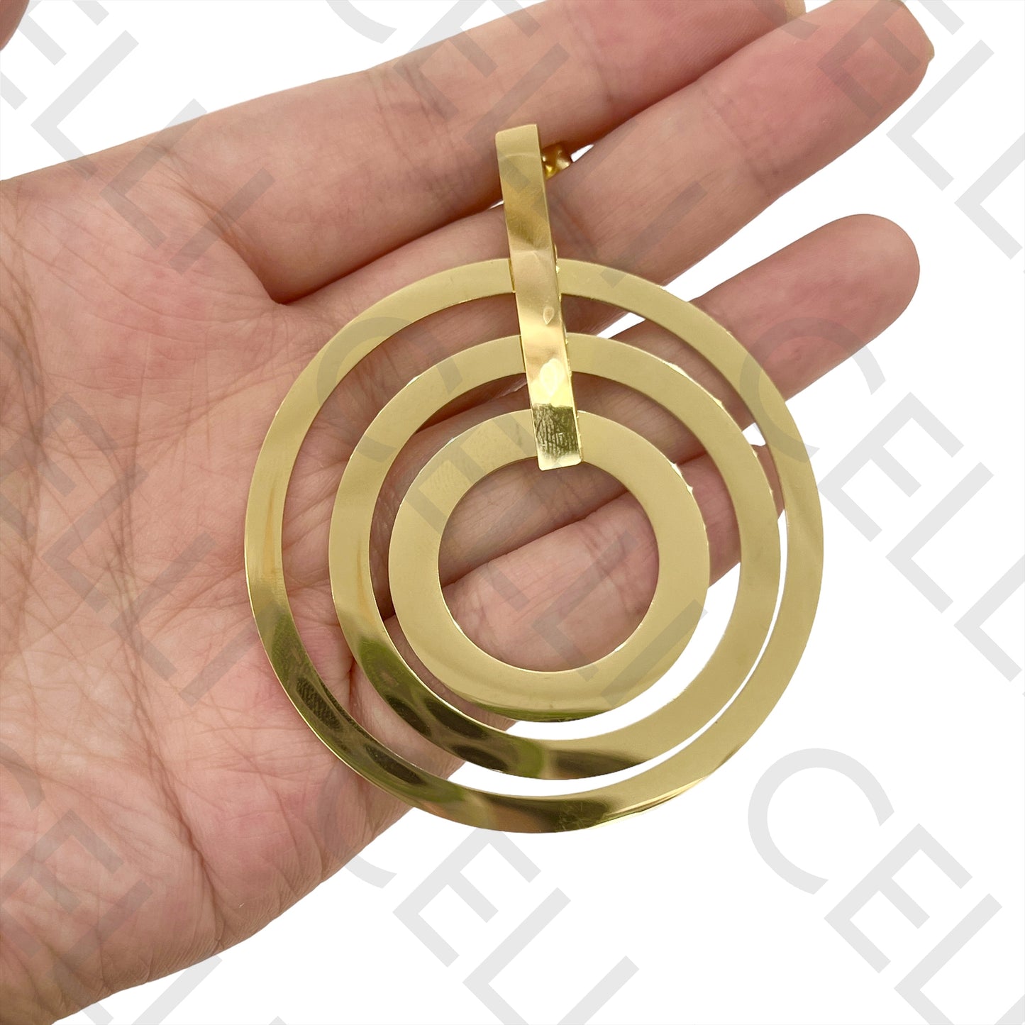 Steel Earring - circles