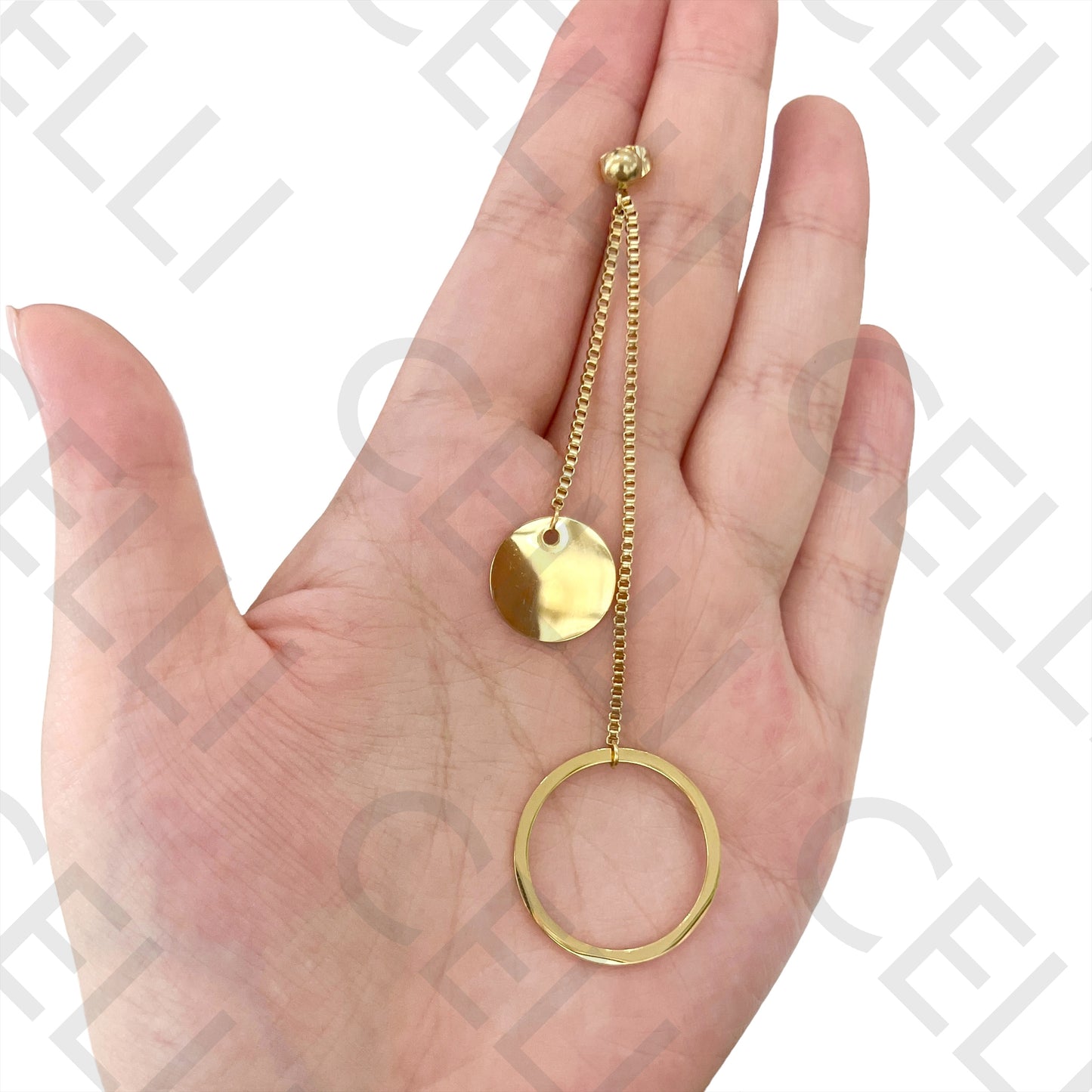 Steel Earring - circles