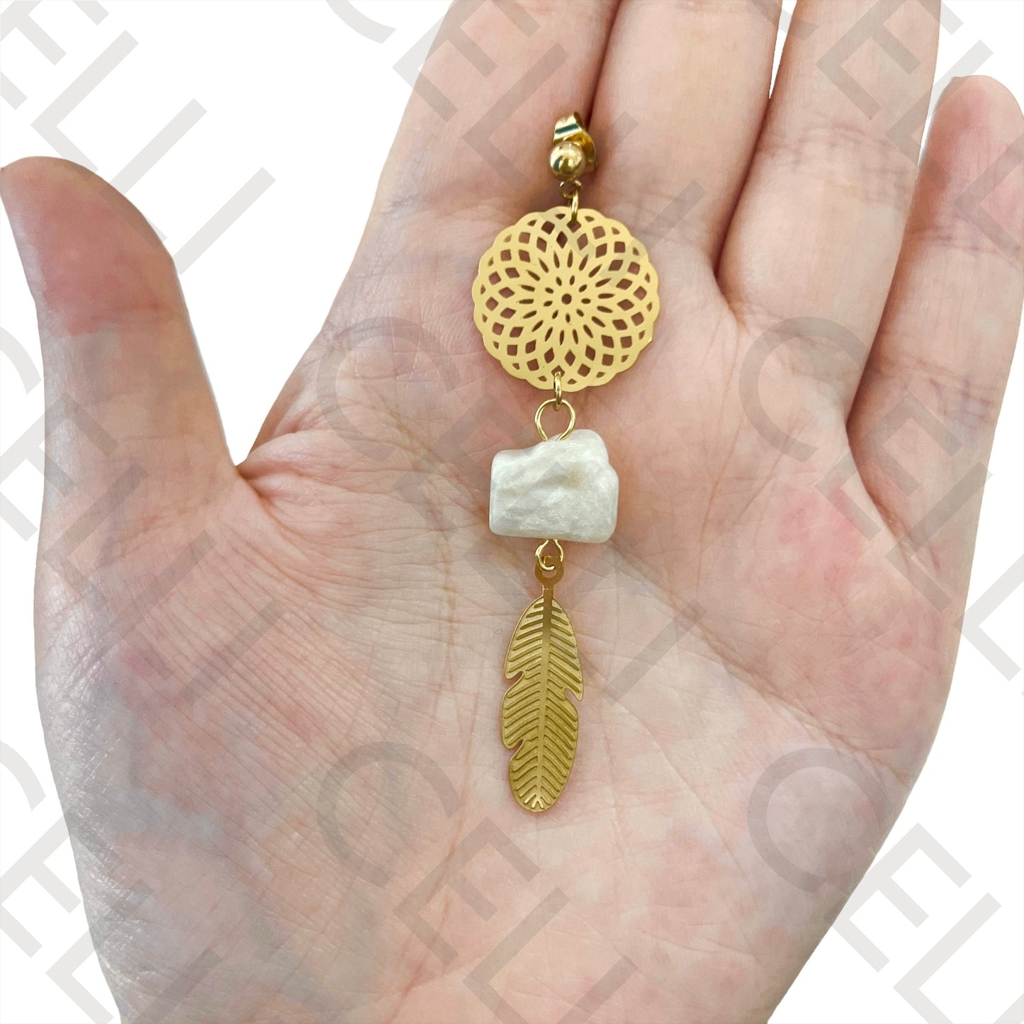 Steel Earring - Dream Catcher