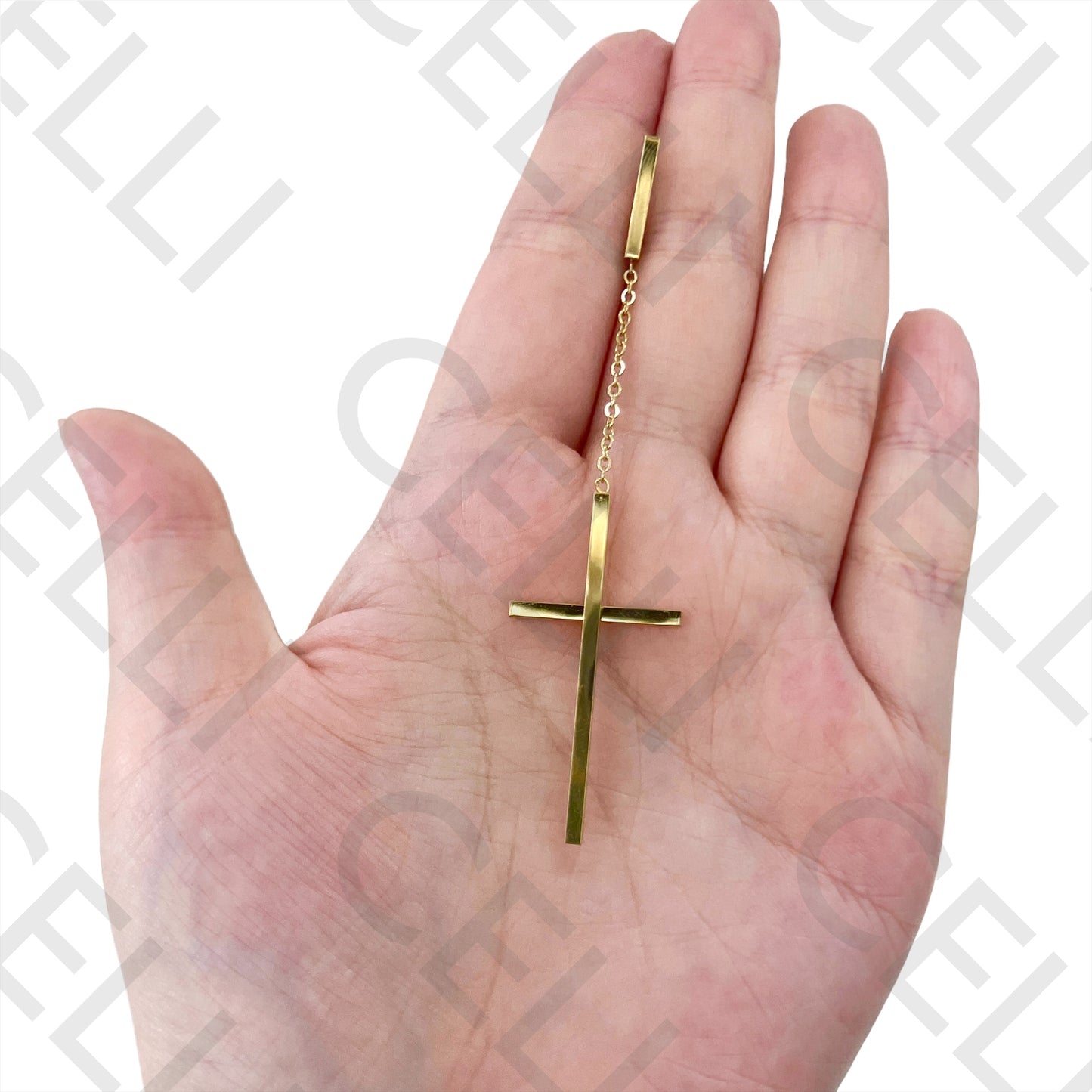 Steel Earring - crosses