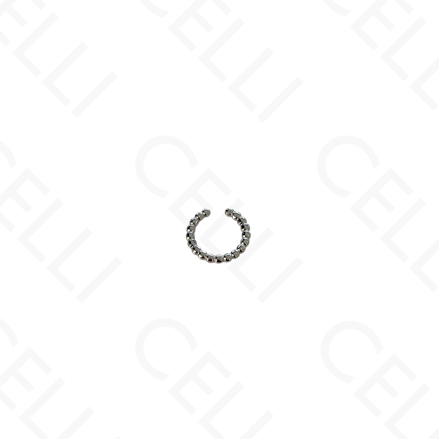 Earcuff de Aço - bolas