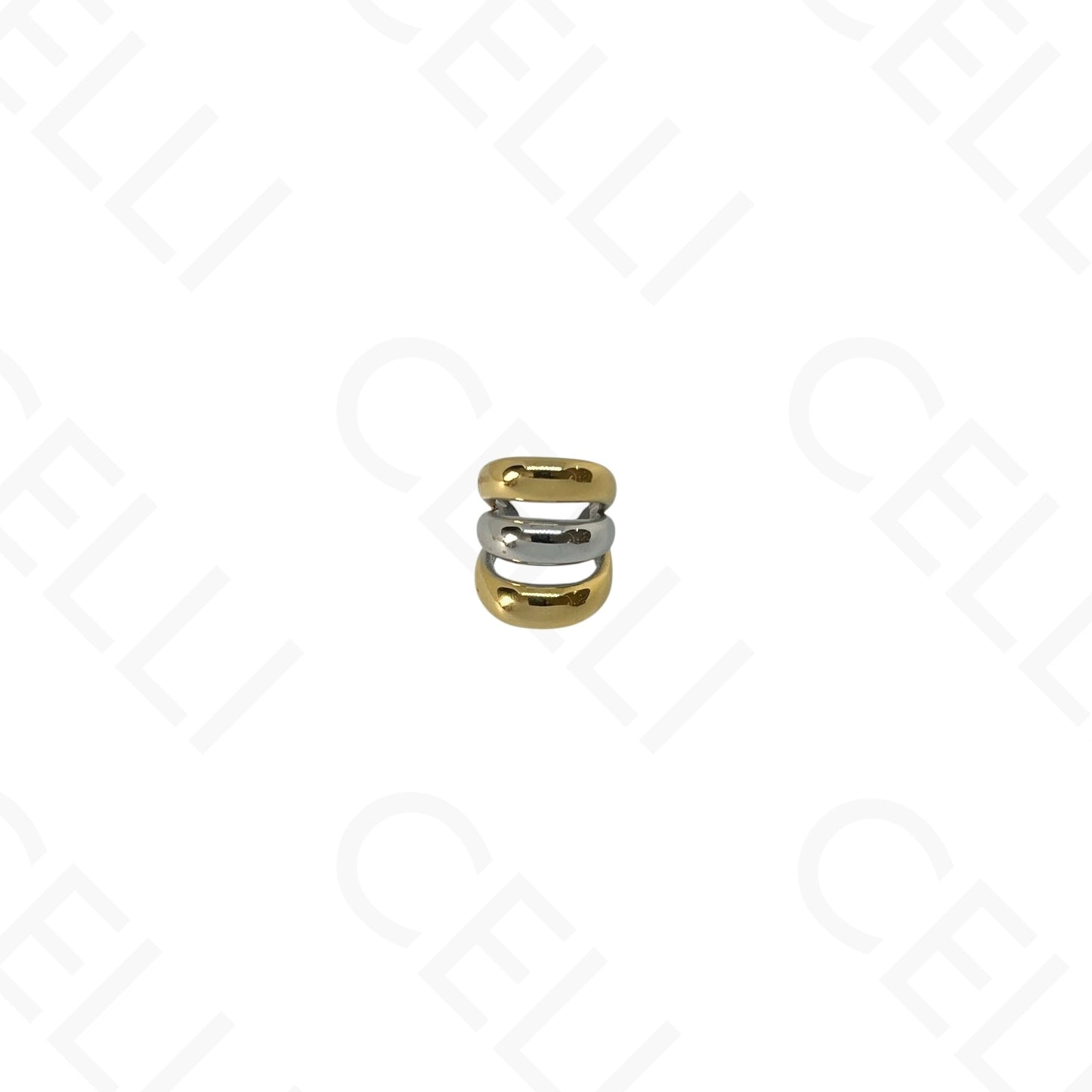 Earcuff de Aço - triplo