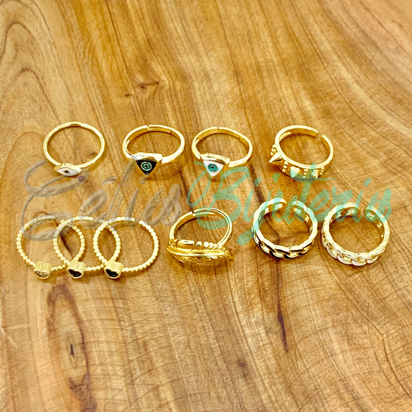 Rhodium Ring with Zirconias