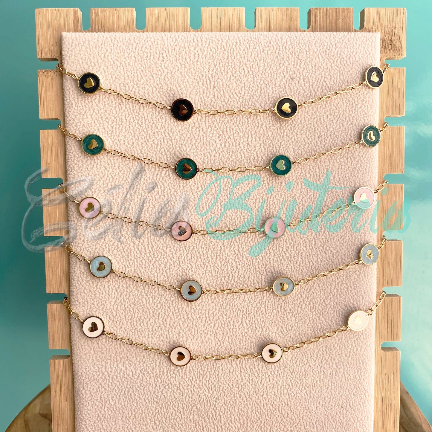 Colar de Aço - coração