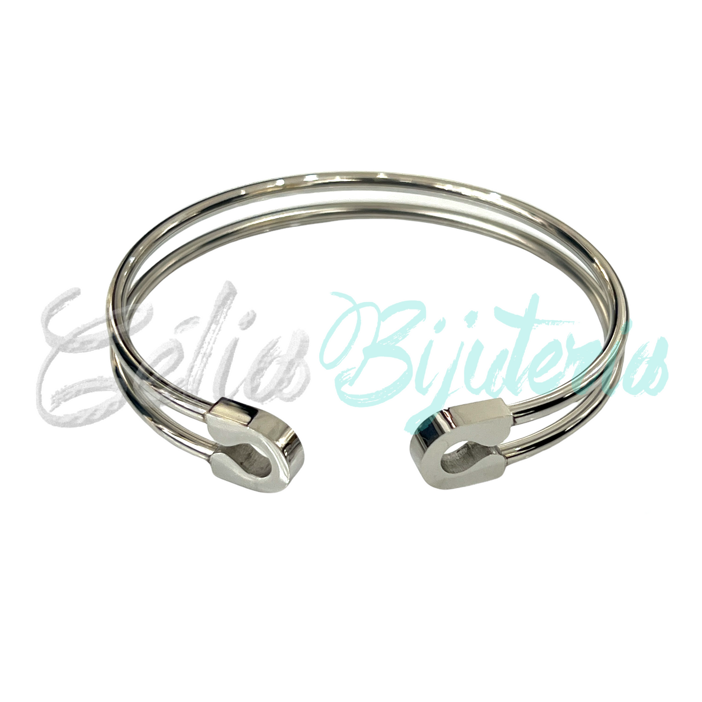 Bracelete de Aço - alfinete