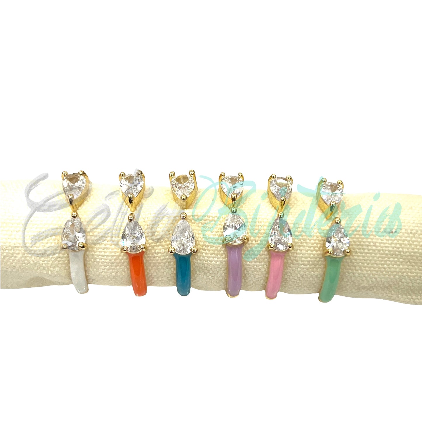 Anel de Ródio com Zirconias