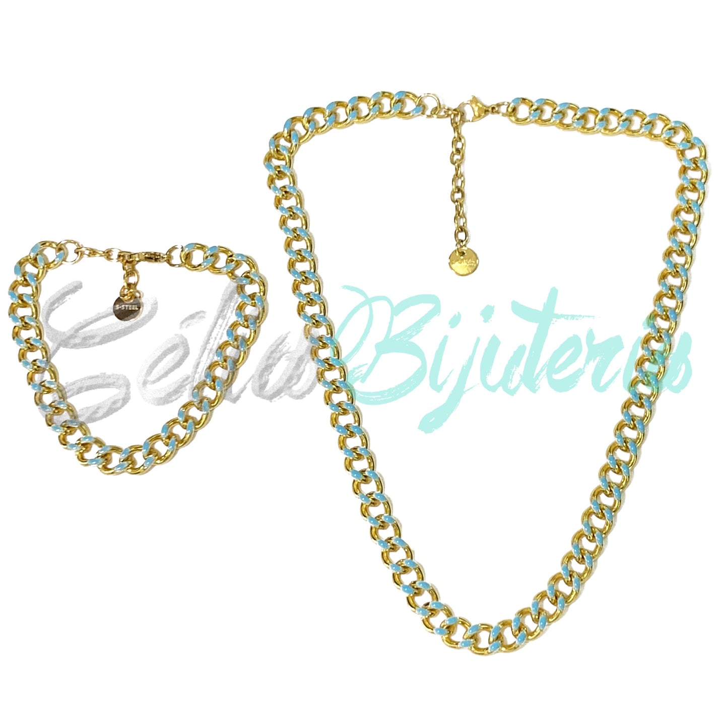 Colares de Aço - com cores