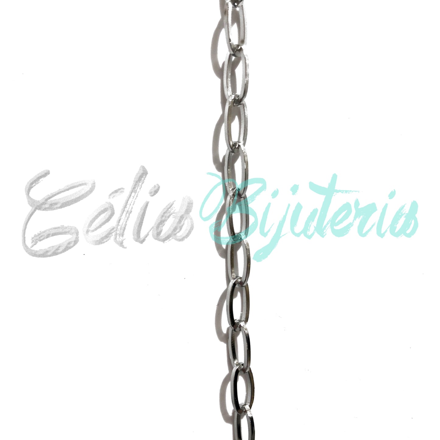 Corrente ao metro de Aço Inox- Oval