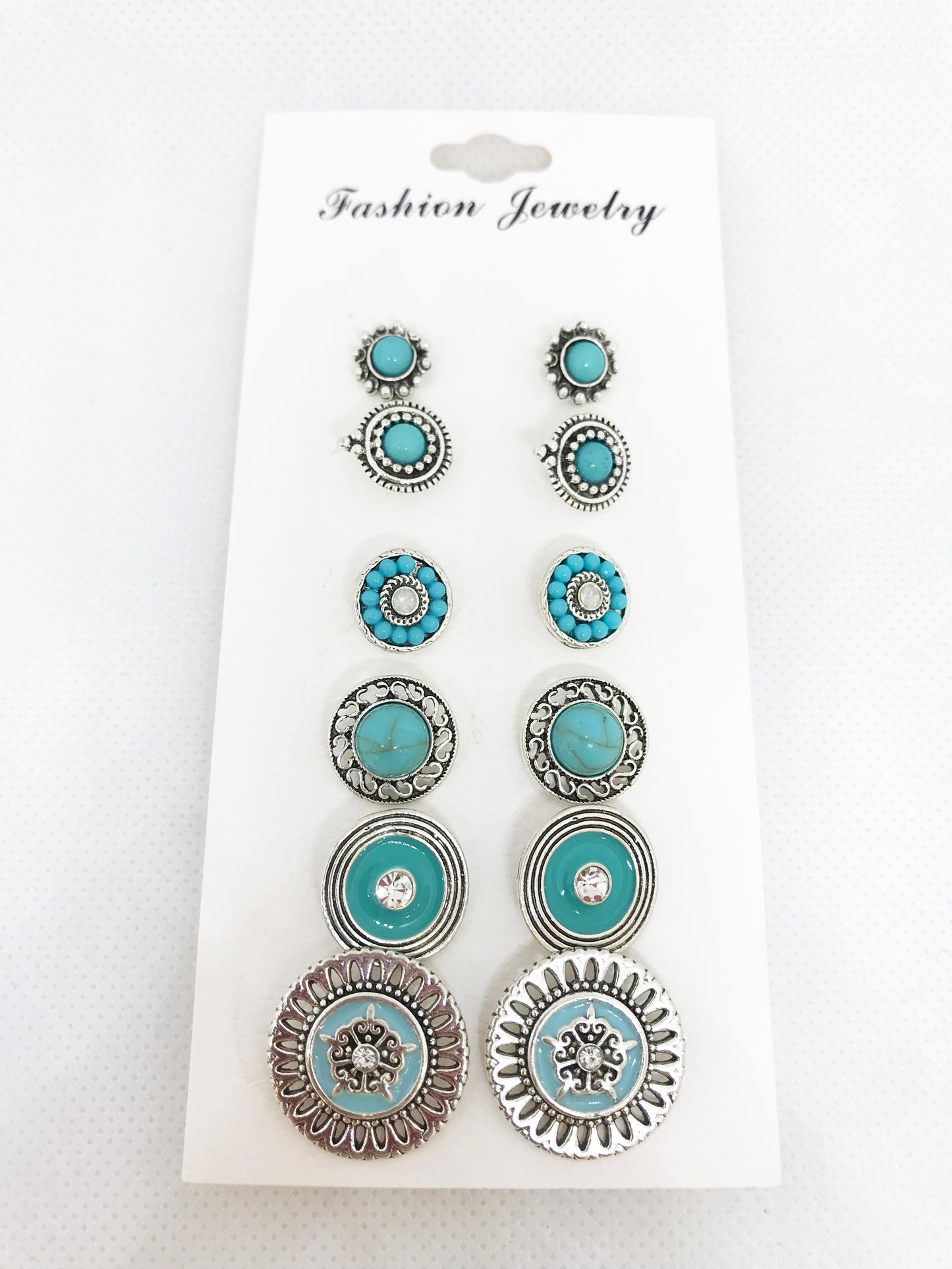 Fashion Earrings - Silver Tone