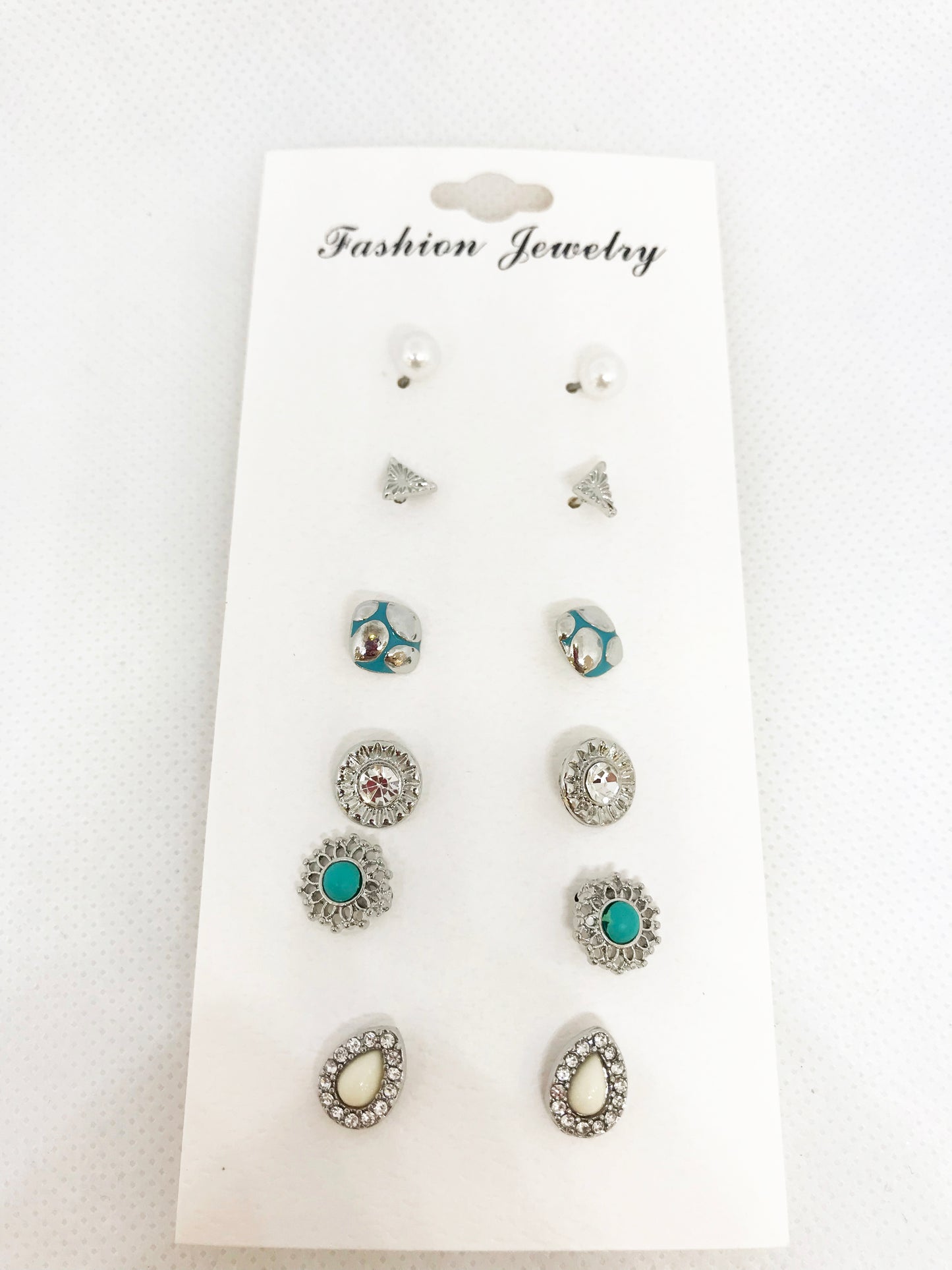 Fashion Earrings - Silver Tone