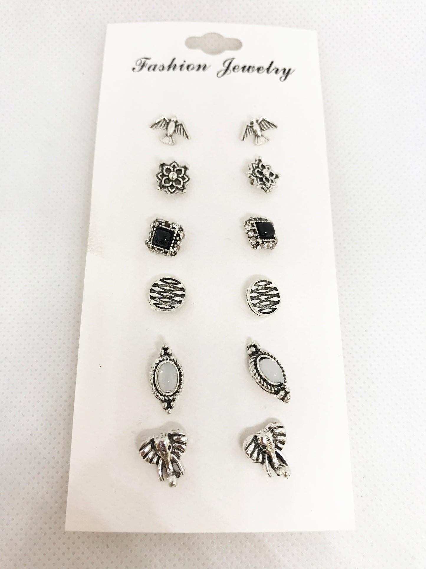 Fashion Earrings - Silver Tone