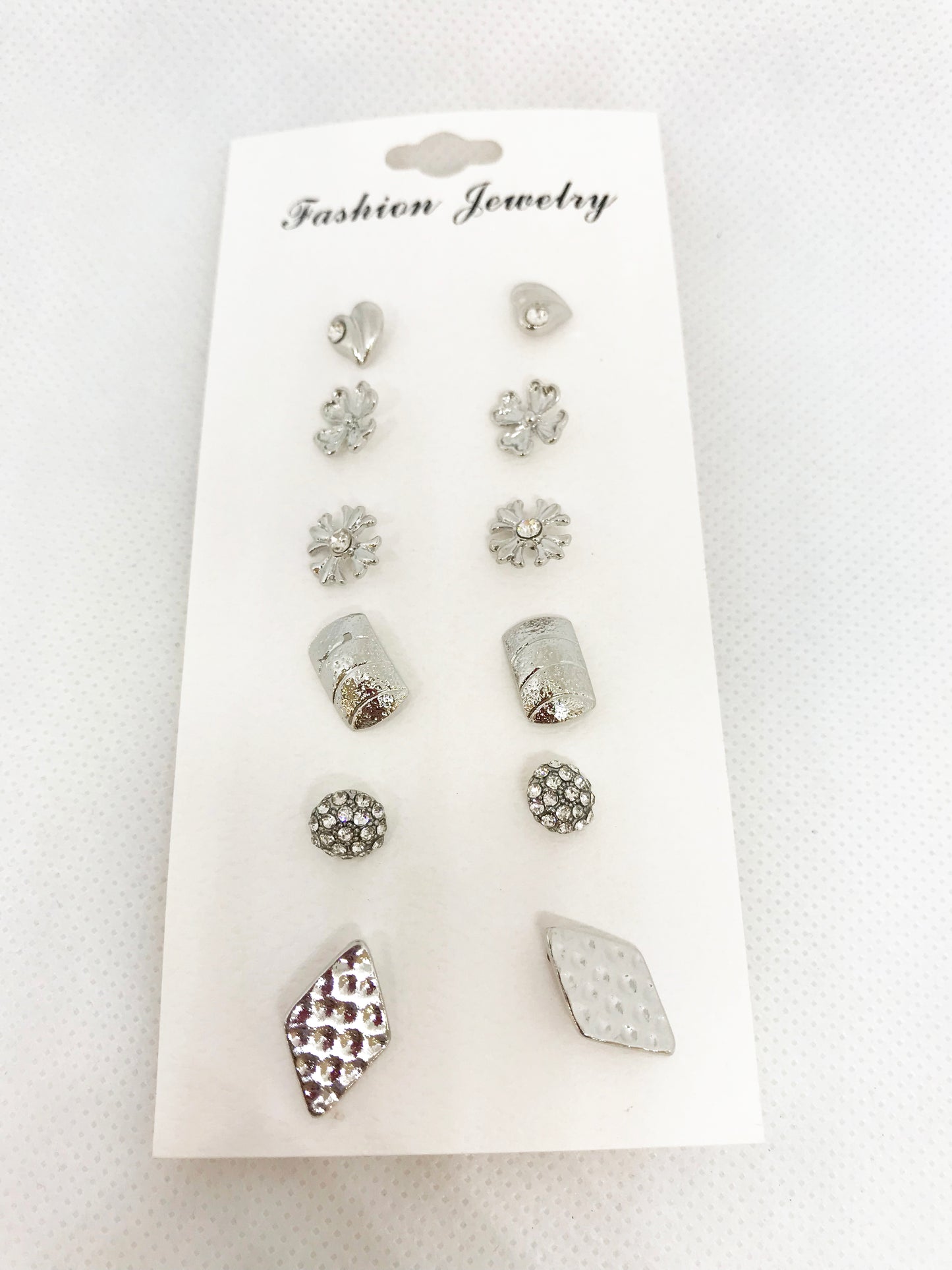 Fashion Earrings - Silver Tone
