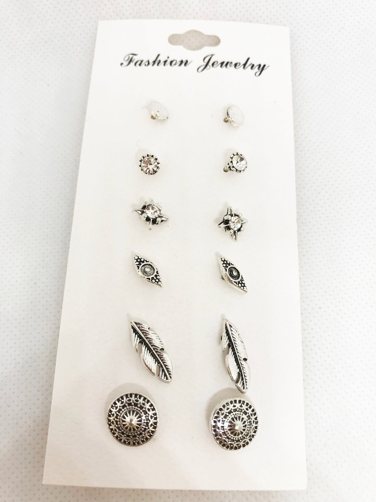 Fashion Earrings - Silver Tone