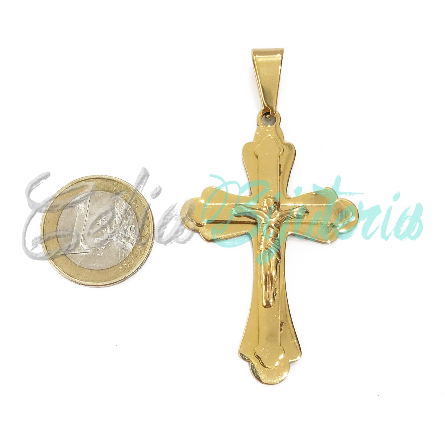 Medalha de Aço - crucifixo