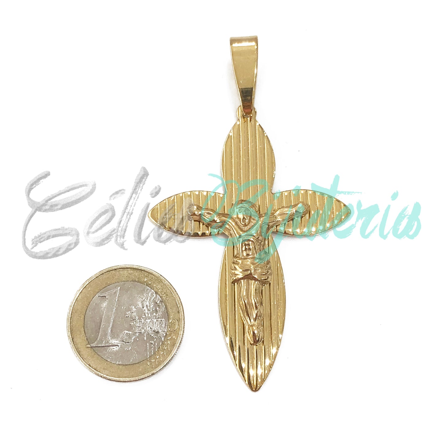 Medalha de Aço - crucifixo