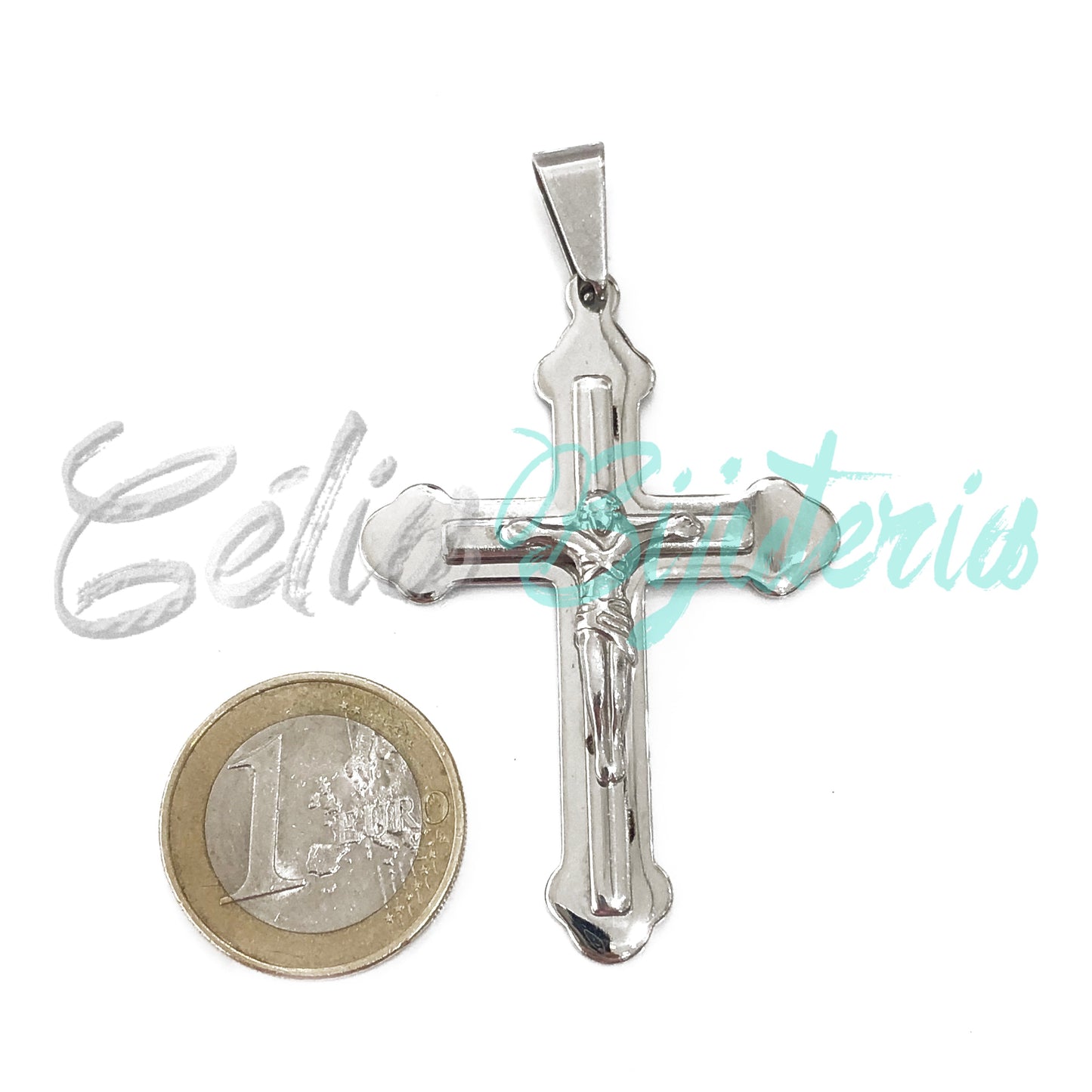 Medalha de Aço - crucifixo