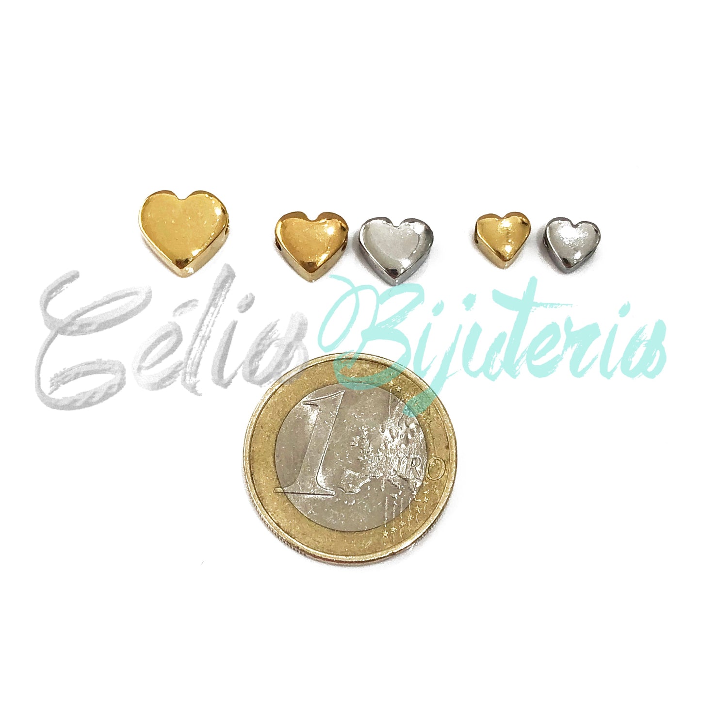 Medalha de Aço - coração entremeio