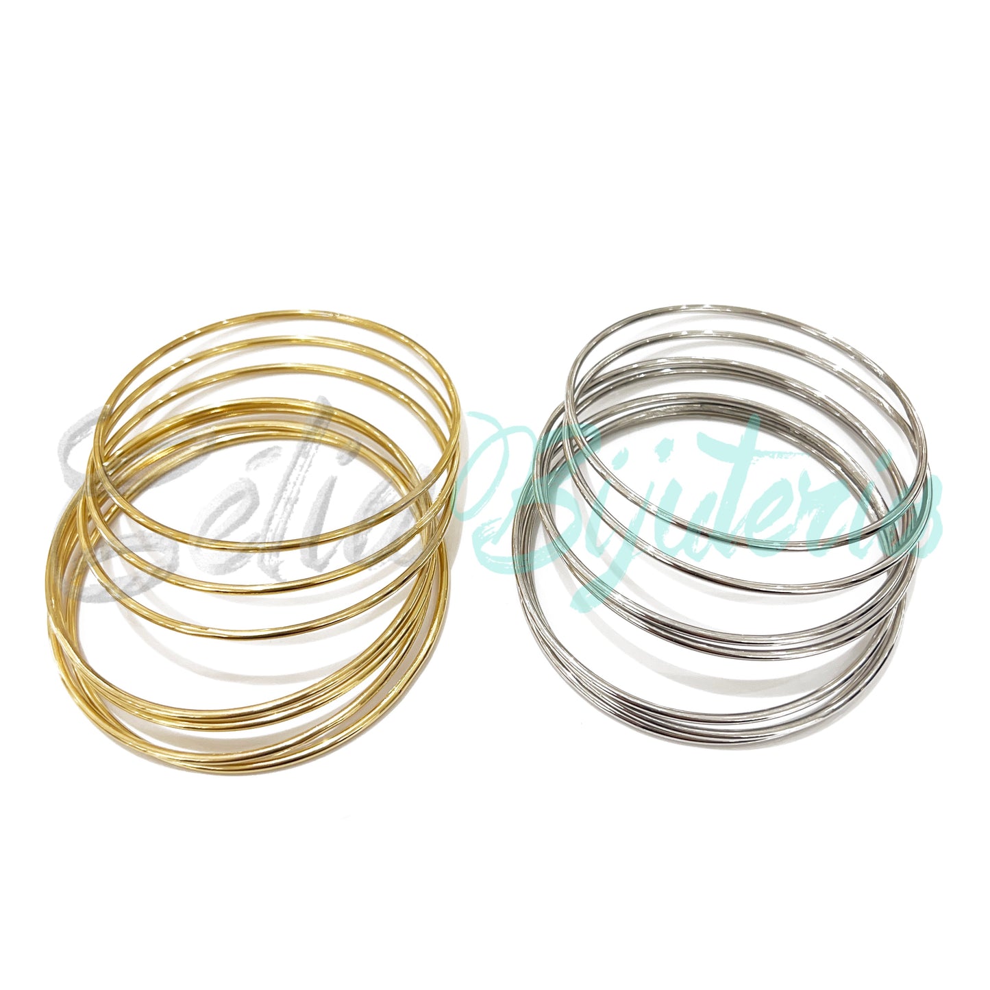 钢制手链 - 7条细链