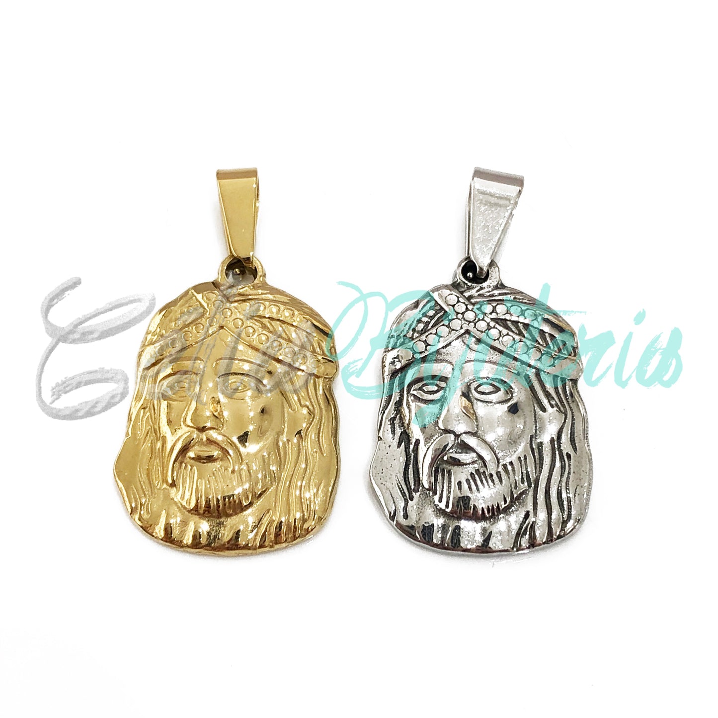 Steel Medal - Christ's Face