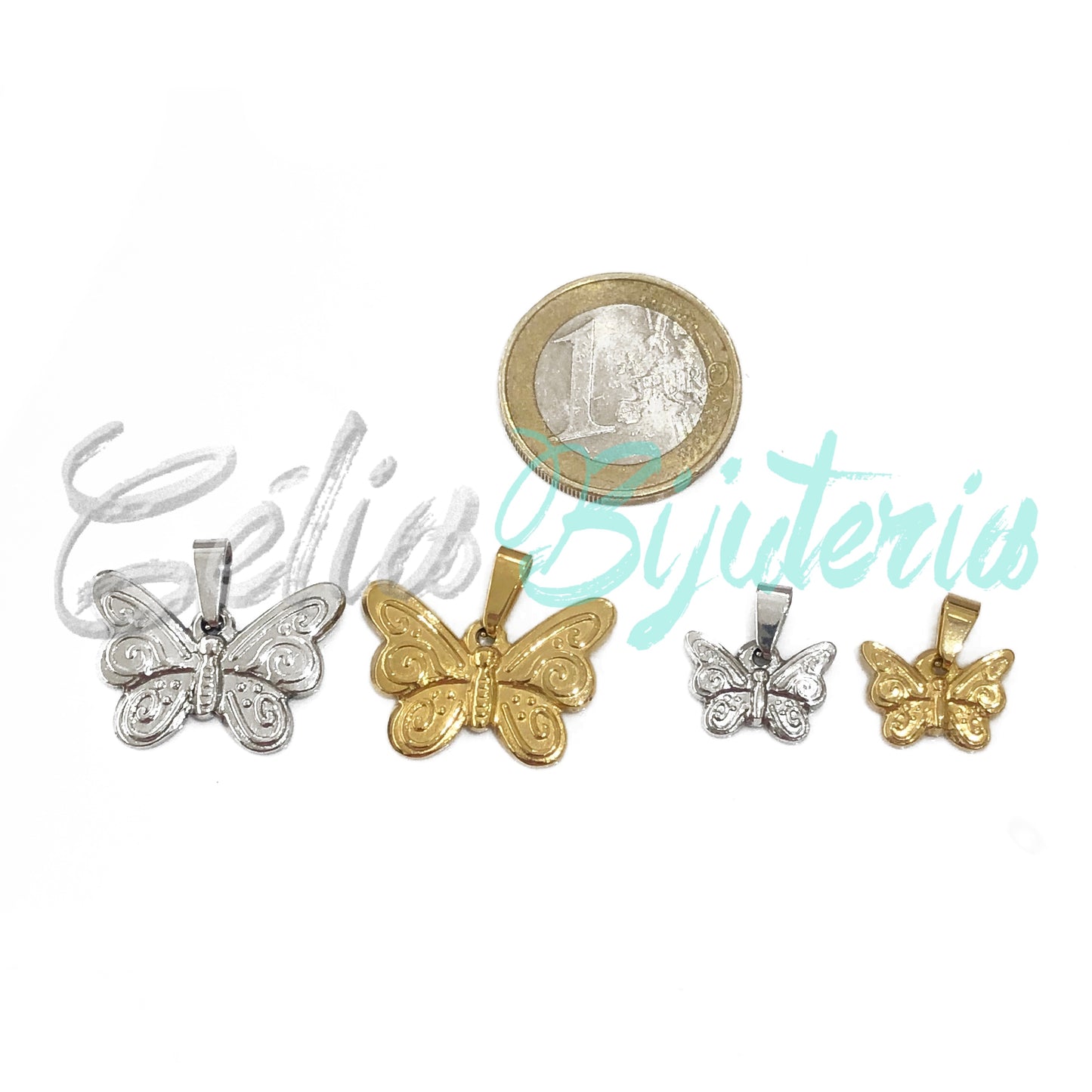 STEEL MEDAL - BUTTERFLY