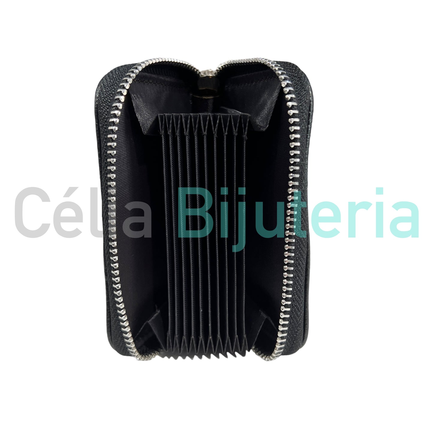 Carteira de Polipele - porta-cartões (riscas)