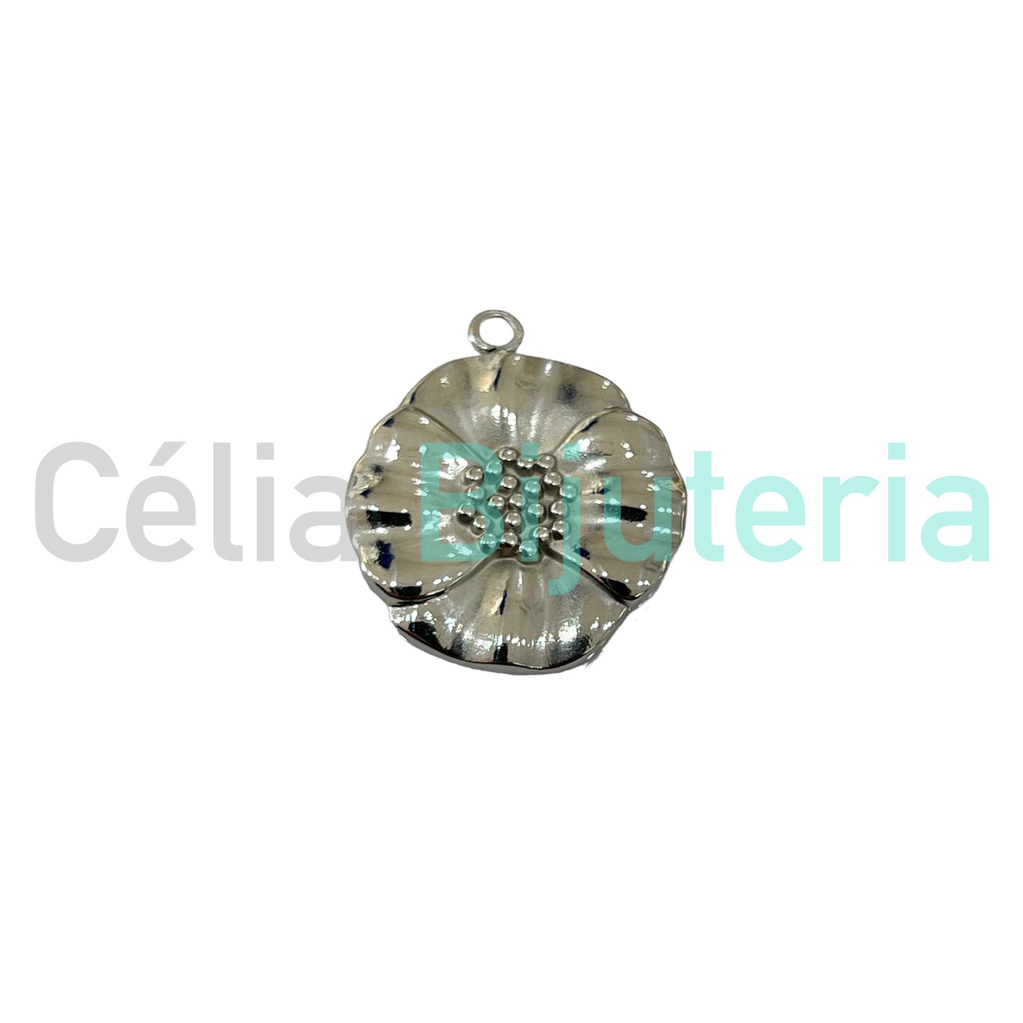 Steel Medal - flower