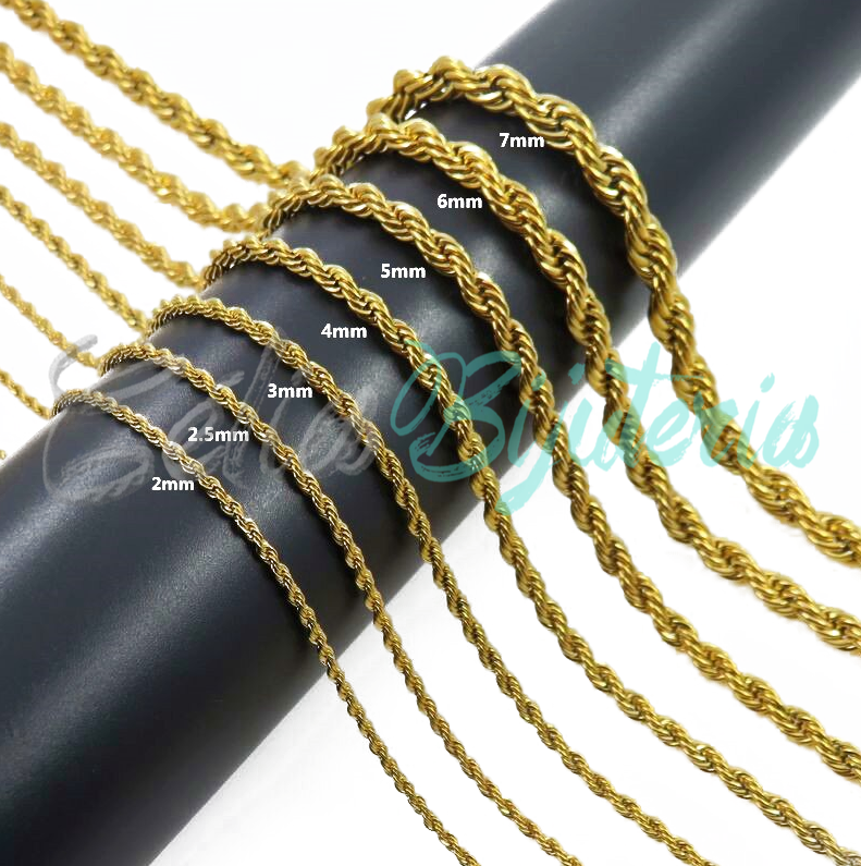 Corrente Torcida- Dourada