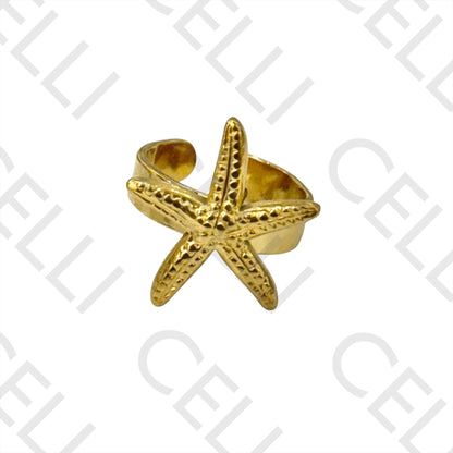 Steel Ring - Starfish