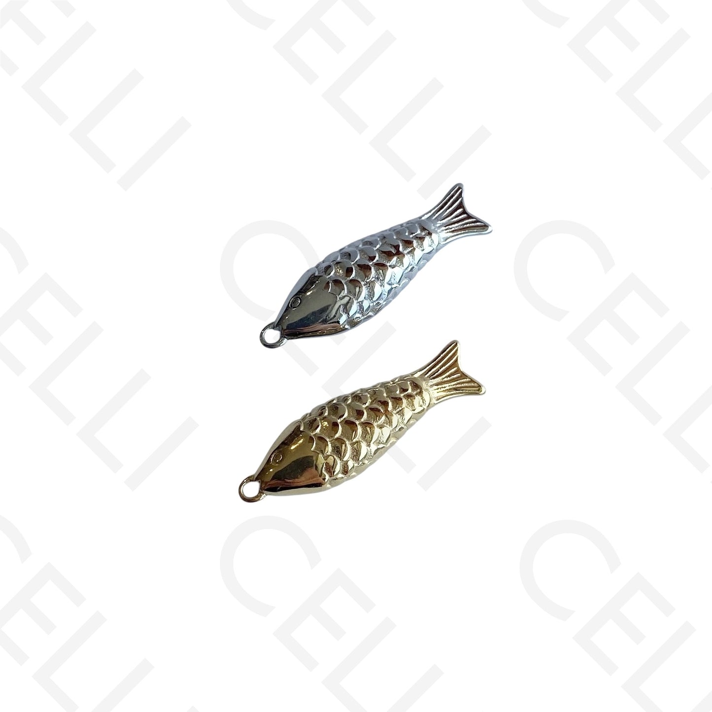 Medalha de Aço - peixe grande (1 und.)