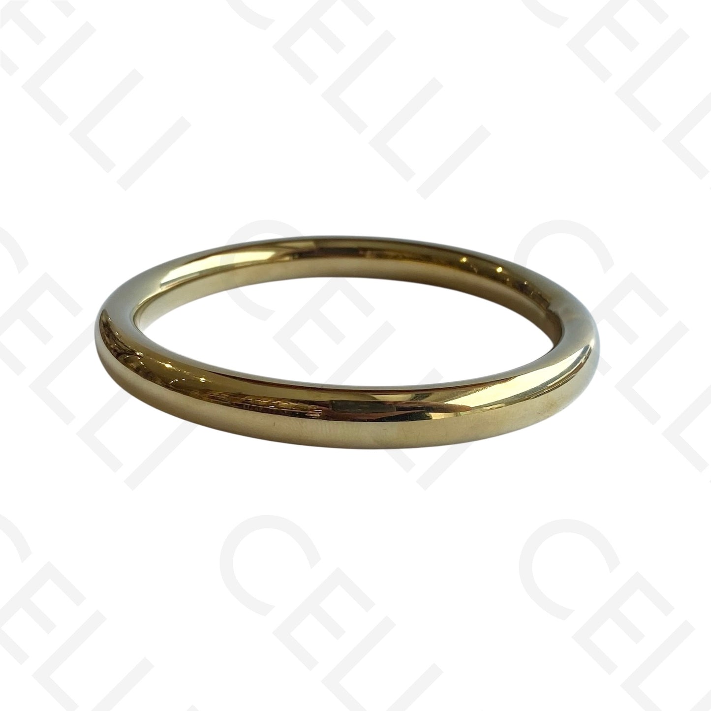 Bracelete de Aço - liso tamanho único (fino 8mm)