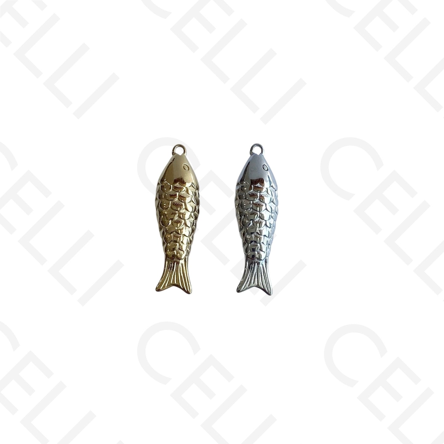 Medalha de Aço - peixe grande (1 und.)