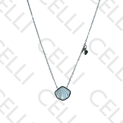 钢制胶 - 带母贝的贝壳