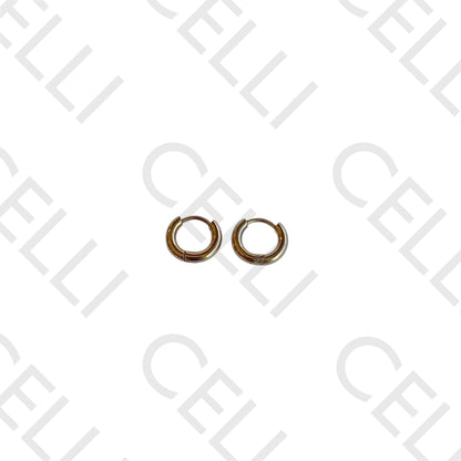 Steel Hoop Earrings - simple 2mm (thin)