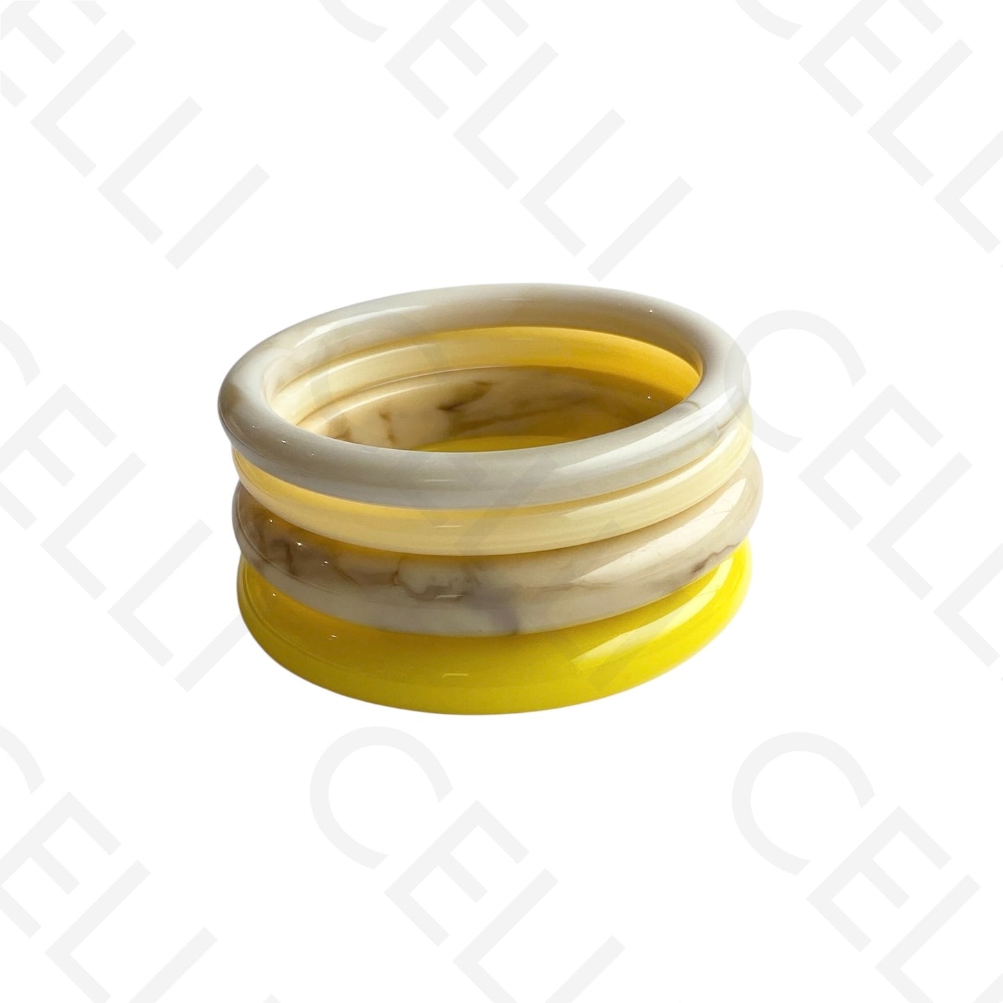 Bracelete de Resina de Moda - Quaduplo