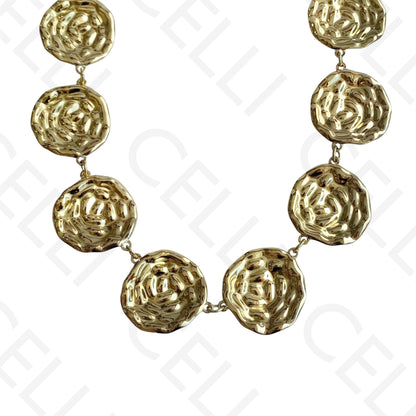 不锈钢项链 - 多枚精美奖牌设计