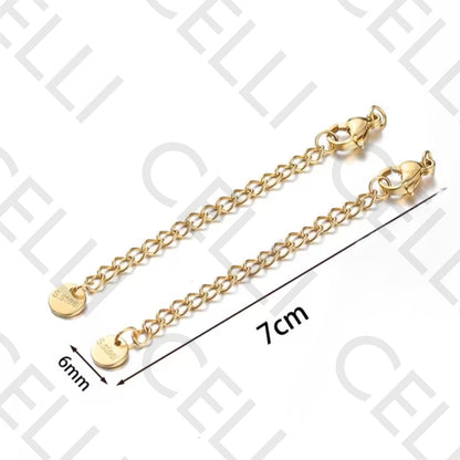 Paquete de extensión, cierre de anillo de acero