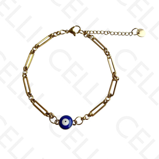 不锈钢手链 - 邪眼