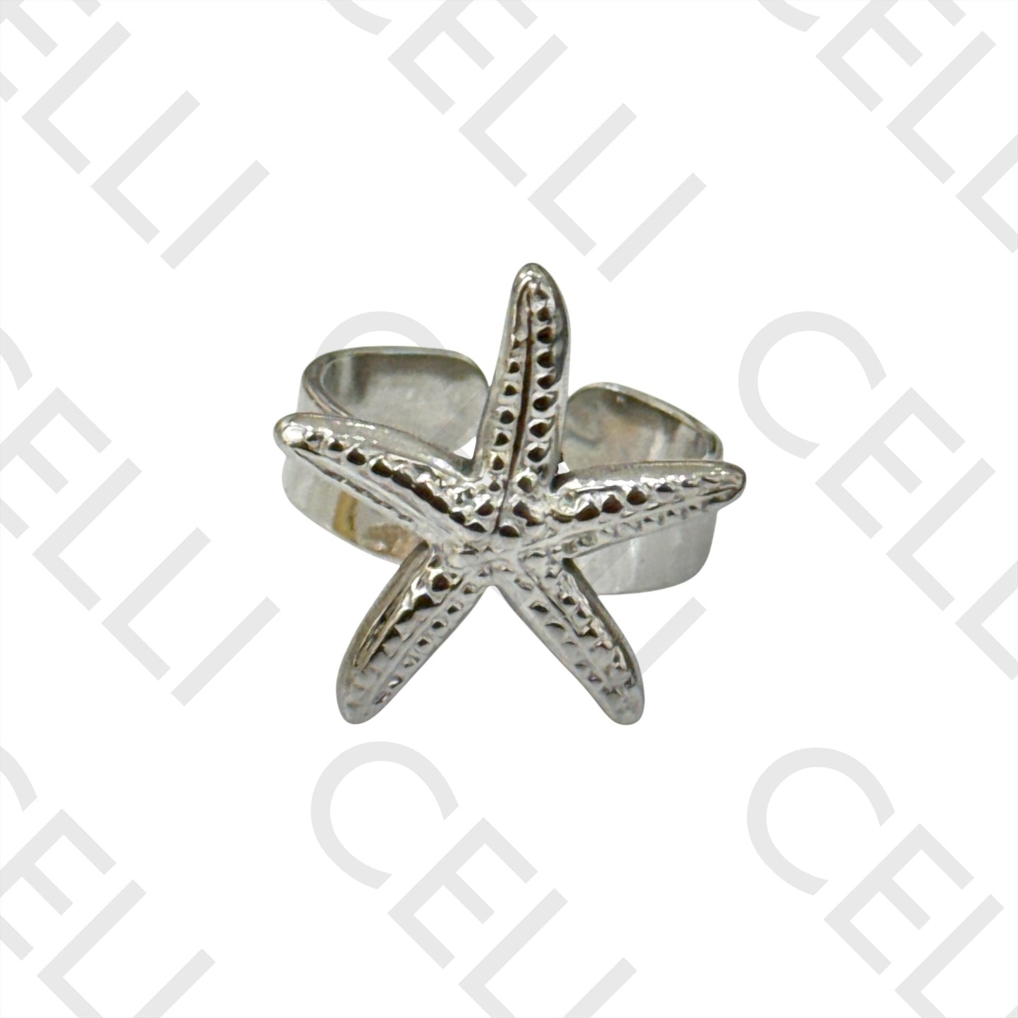 Steel Ring - Starfish