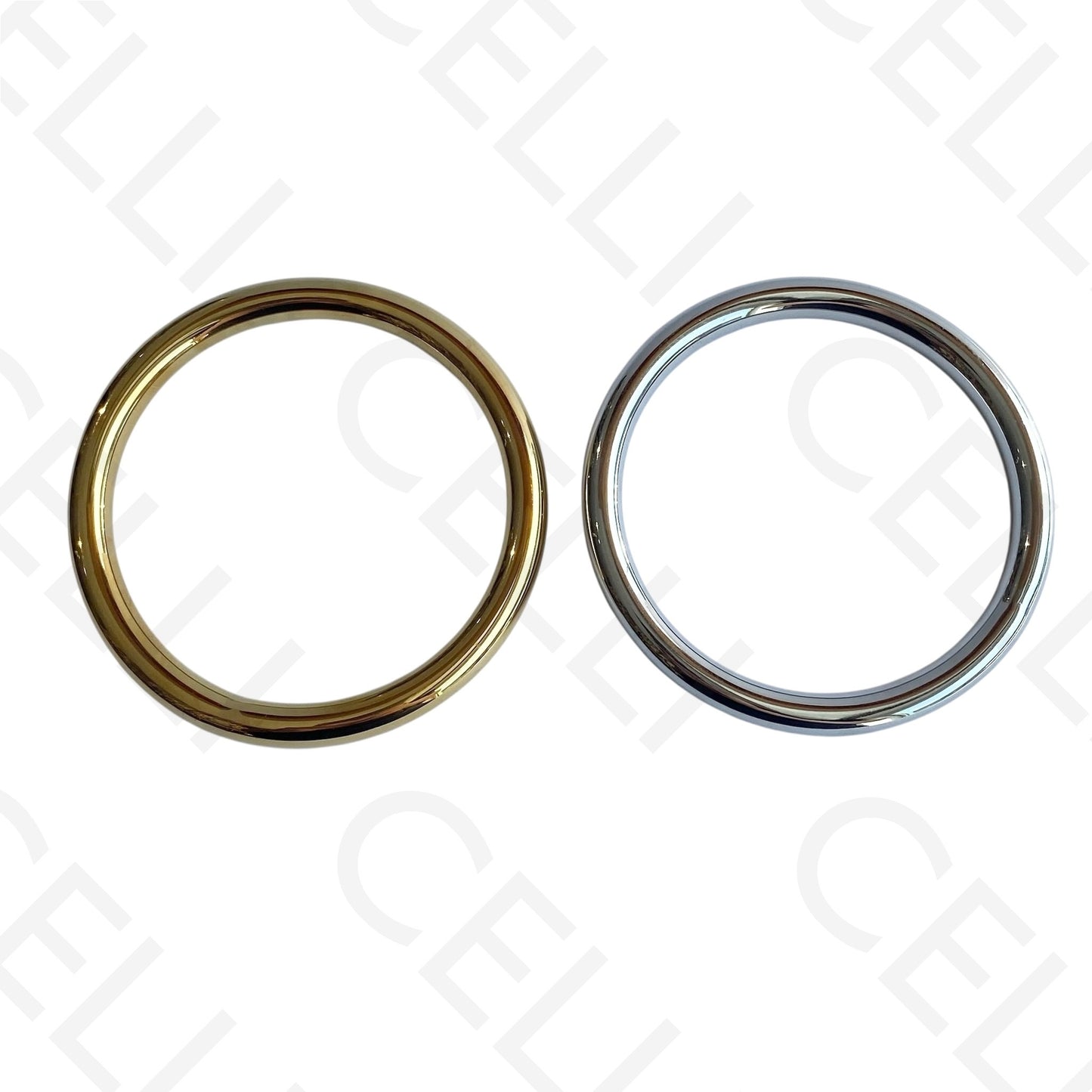 Bracelete de Aço - liso tamanho único (fino 8mm)