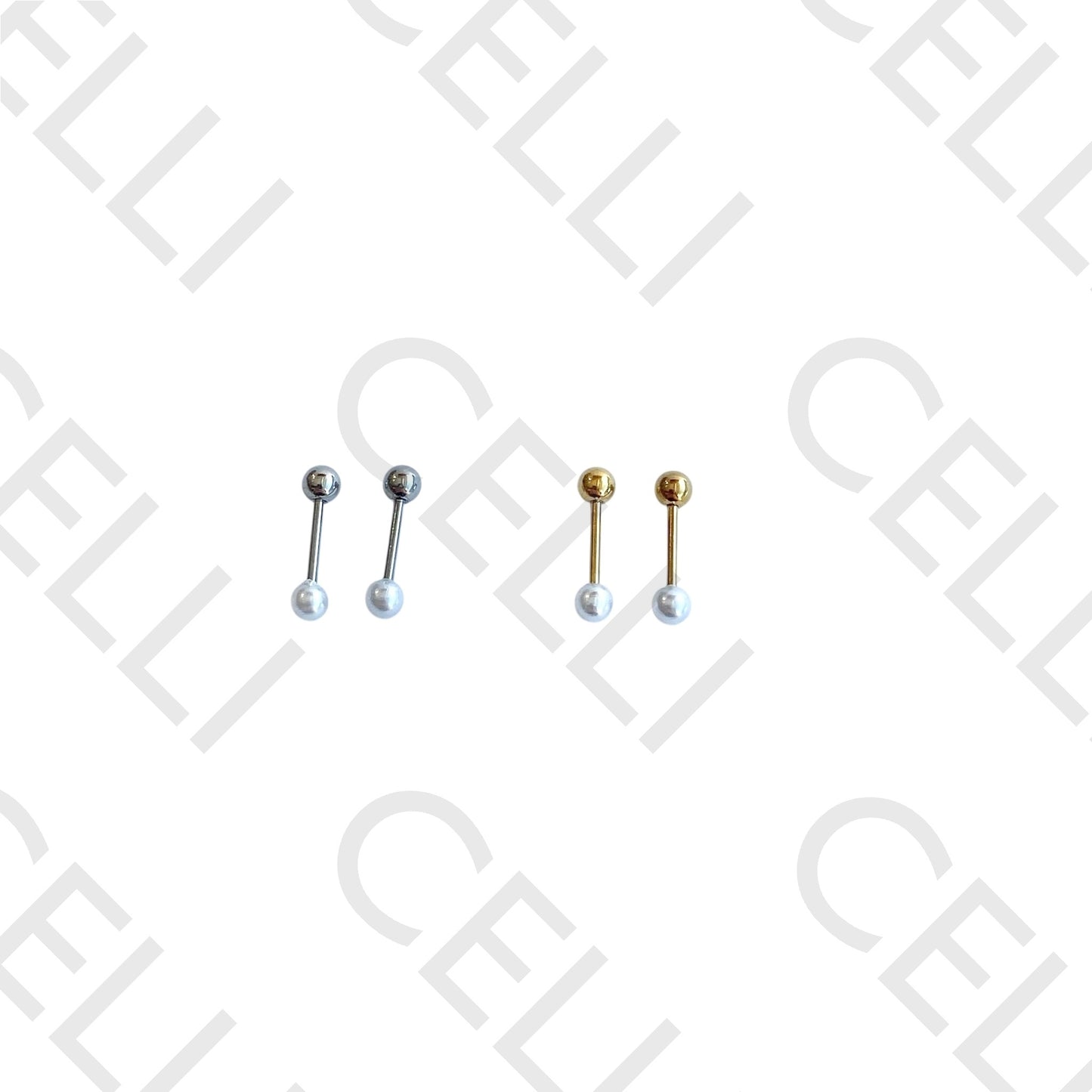 Piercing de Aço - pérola