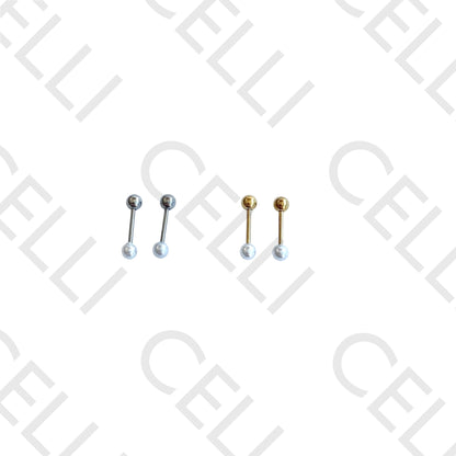 Piercing de Aço - pérola