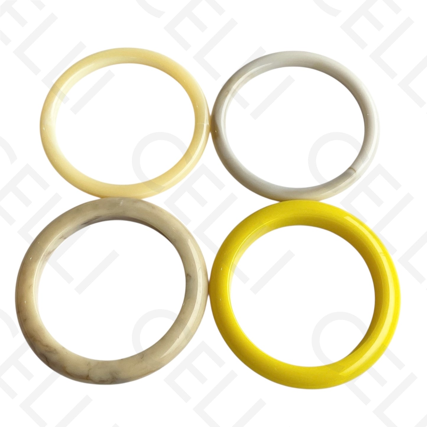 Bracelete de Resina de Moda - Quaduplo