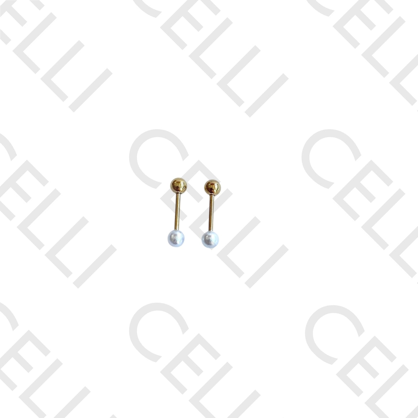 Piercing de Aço - pérola